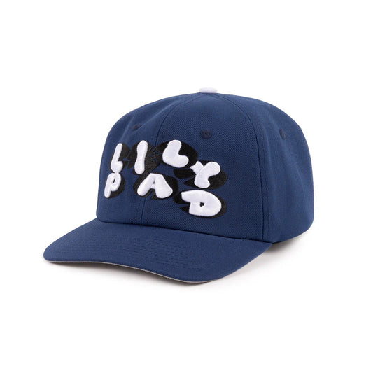 Lilypad Custom 6 Panel Unstructured Hat, Navy / Black