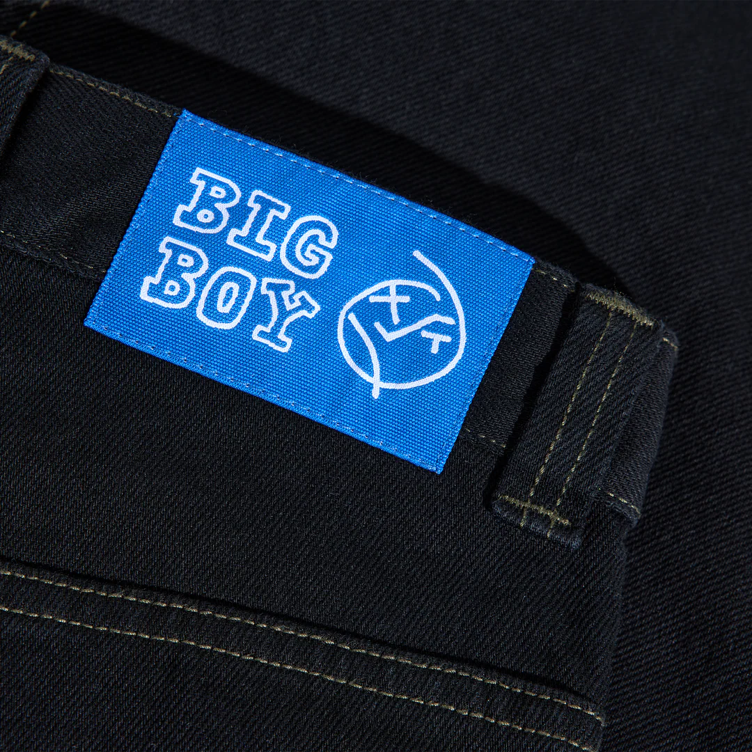 Big Boy Denim Jeans, Black / Dark Olive