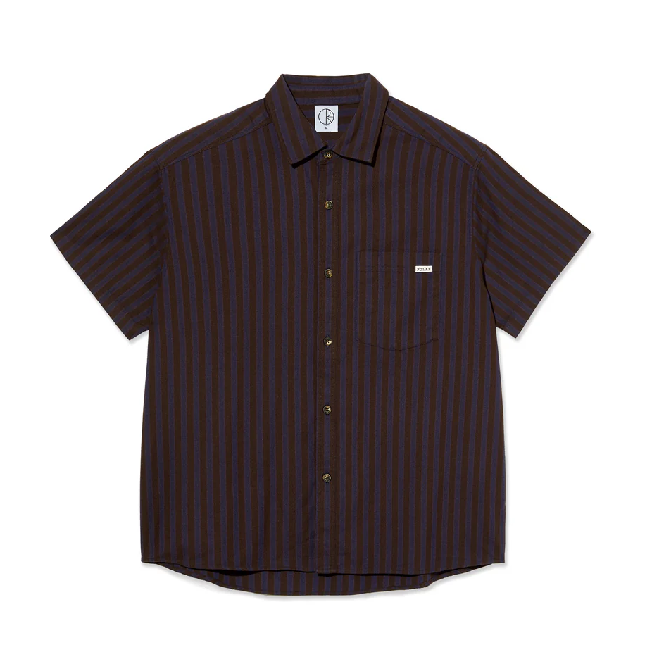 Mitchell Shirt, Purple / Chocolate