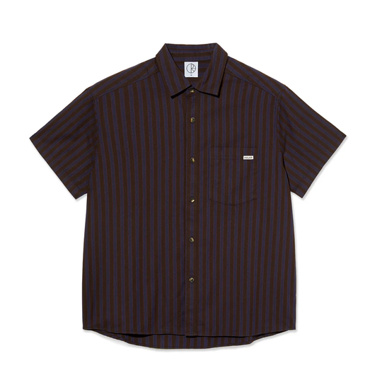 Mitchell Shirt, Purple / Chocolate