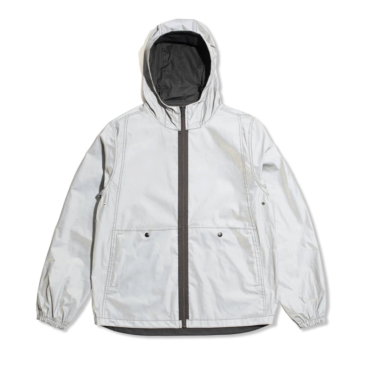 Reversible Tech Jacket, Anthracite / Reflective