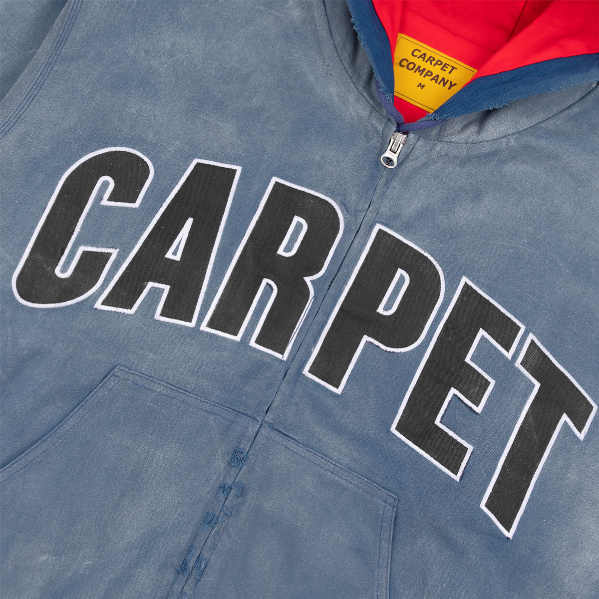 Battered Varsity Work Jacket, Blue