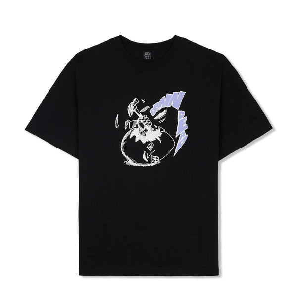 Brain Dead Crack An Egg Tee, Black
