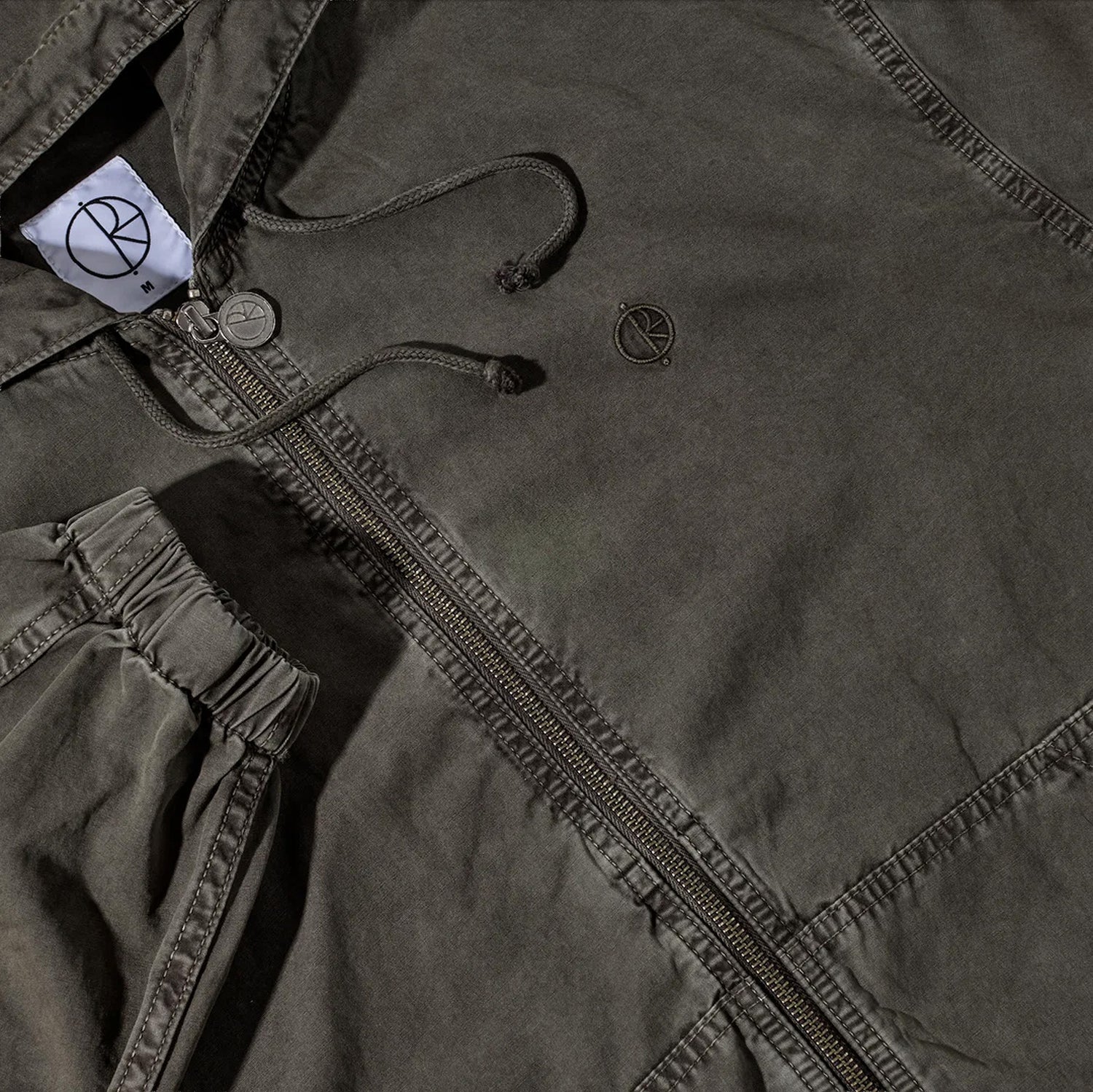 Hooded Nick Jacket, Washed Grey