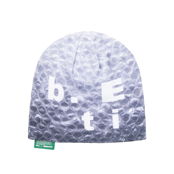 b.Eautiful Bubble Wrap Beanie, Grey / White
