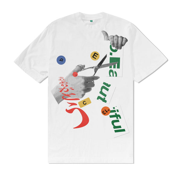 b.Eautiful Cutting Tee, White
