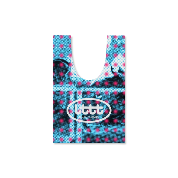 b.Eautiful b.Eautiful x LTTT Dots Reusable Bag Mini, Blue / Pink