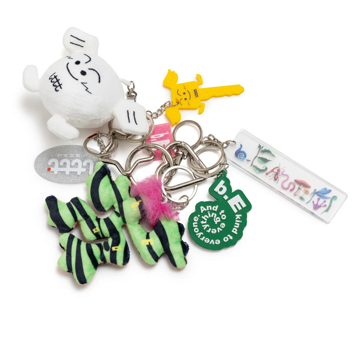 b.Eautiful x LTTT Calder Keychain, Multi