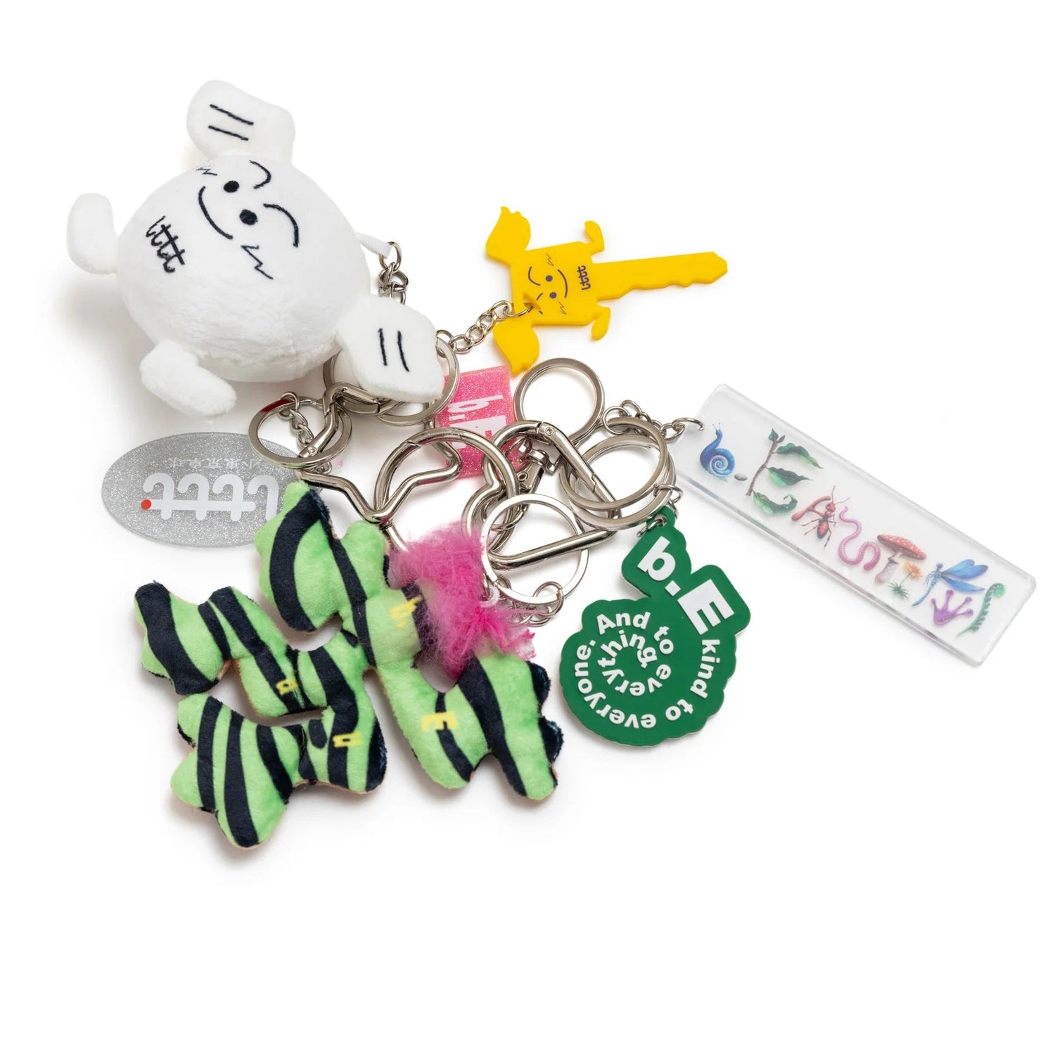 b.Eautiful x LTTT Calder Keychain, Multi
