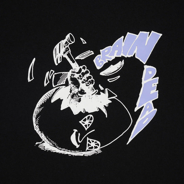 Brain Dead Crack An Egg Tee, Black