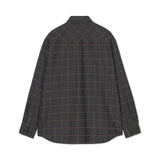 L/S Todrick Shirt, Houndstooth Blue