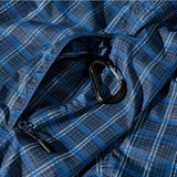 Chase Light Shell Jacket, Blue Check