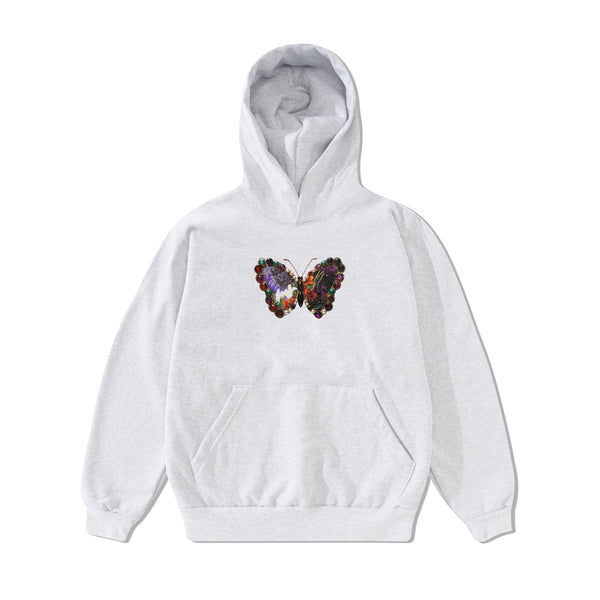 b.Eautiful Jewel Pullover Hood, Heather Grey