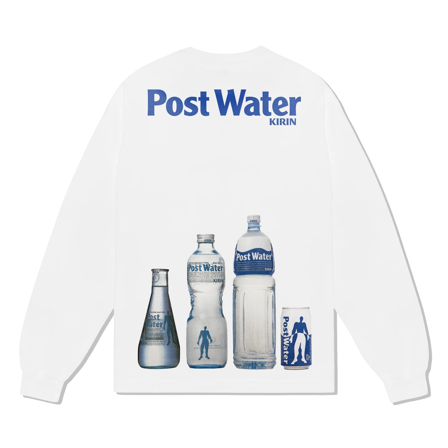 Post Water long sleeve Tee, White