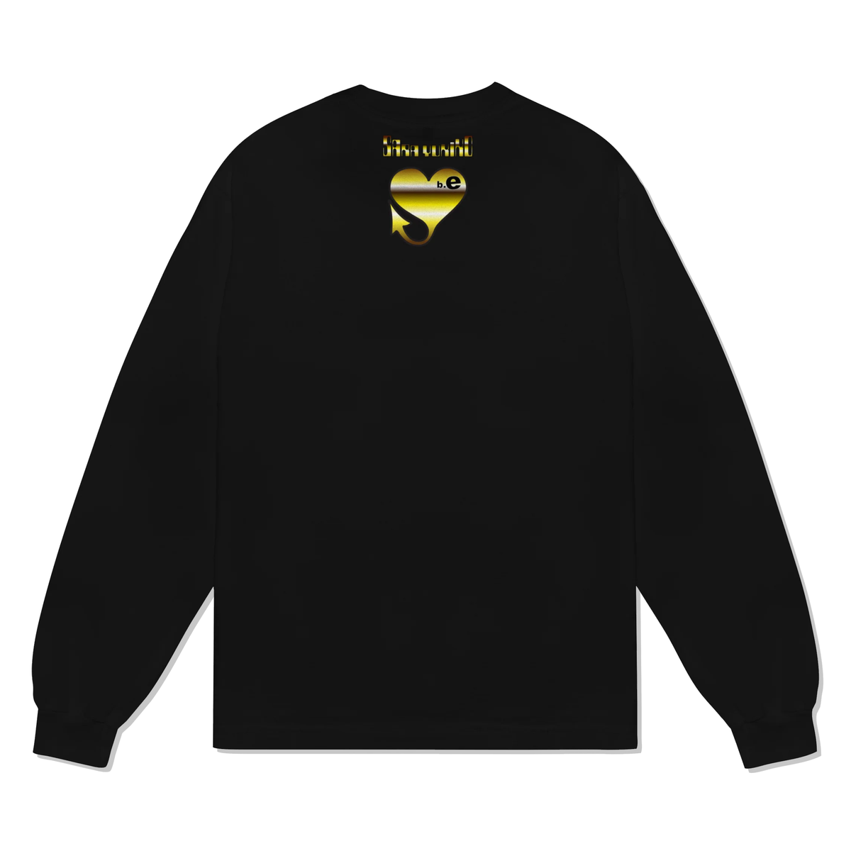 b.Eautiful x Sara Yukiko Mon b.e Angel L/S Tee, Black