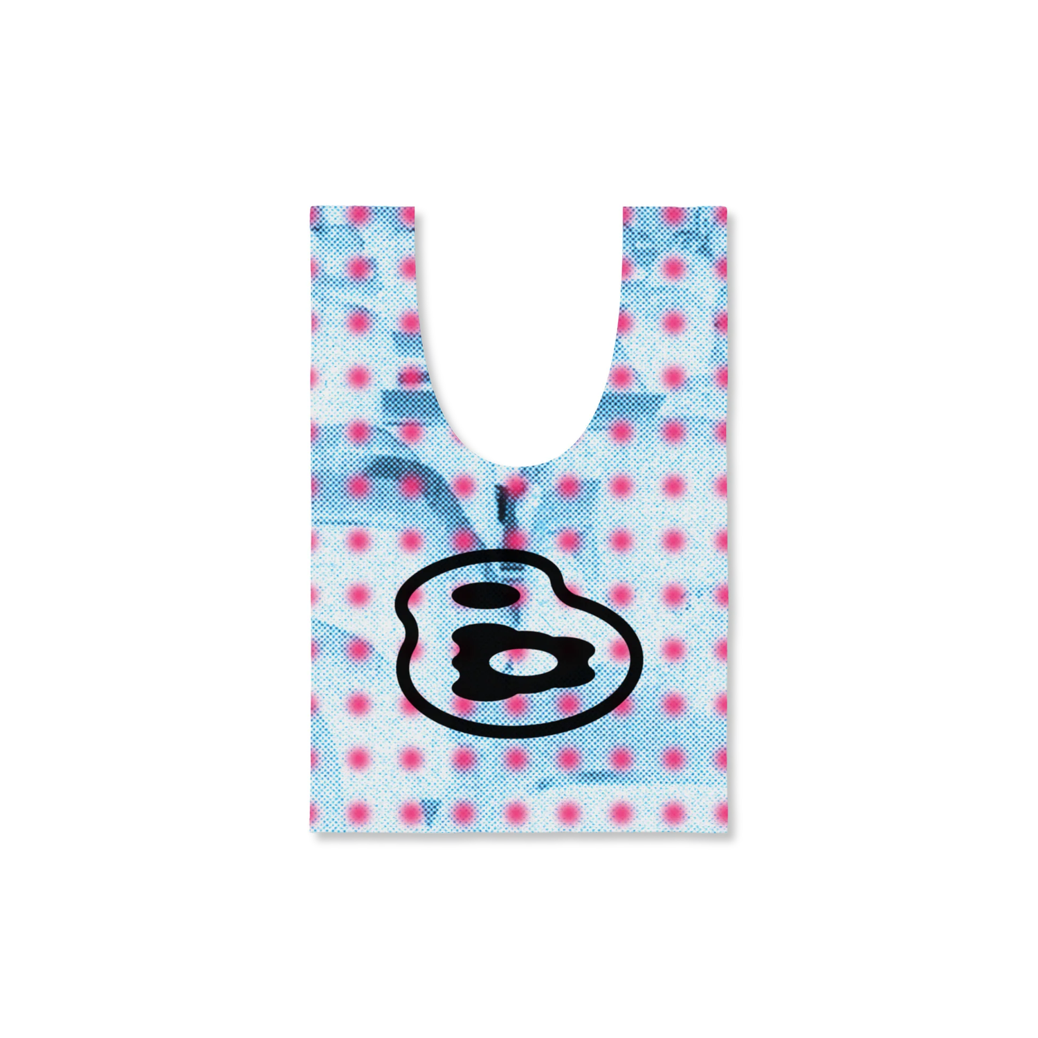 b.Eautiful x LTTT Dots Reusable Bag Mini, Blue / Pink
