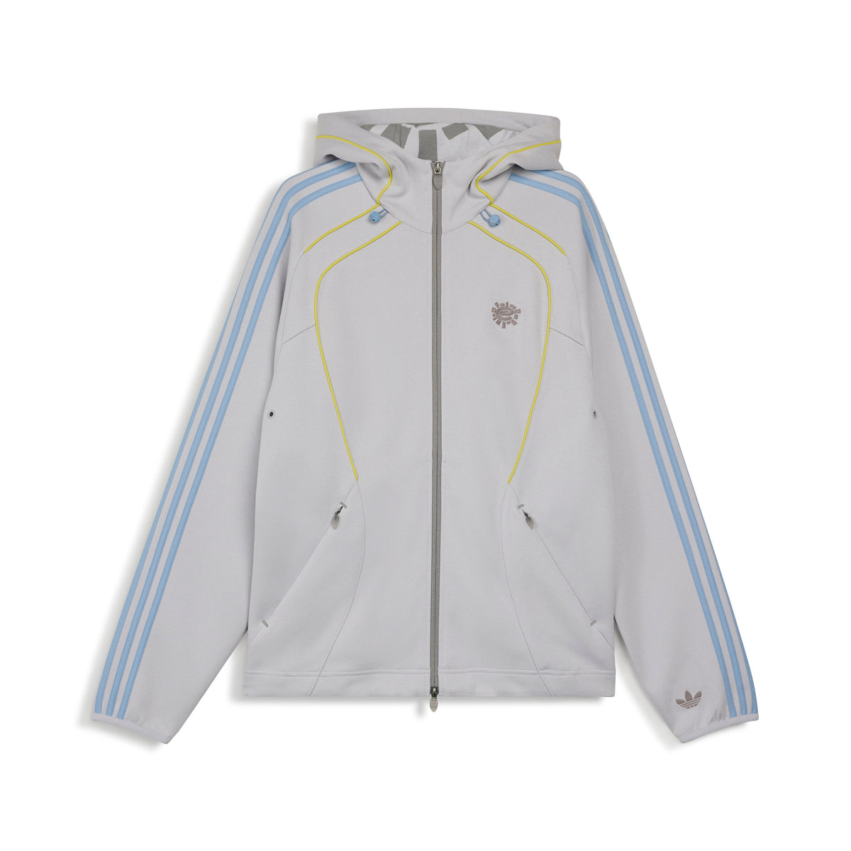 Adidas x ADWYSD Full Zip Jacket, Light Grey / Blue