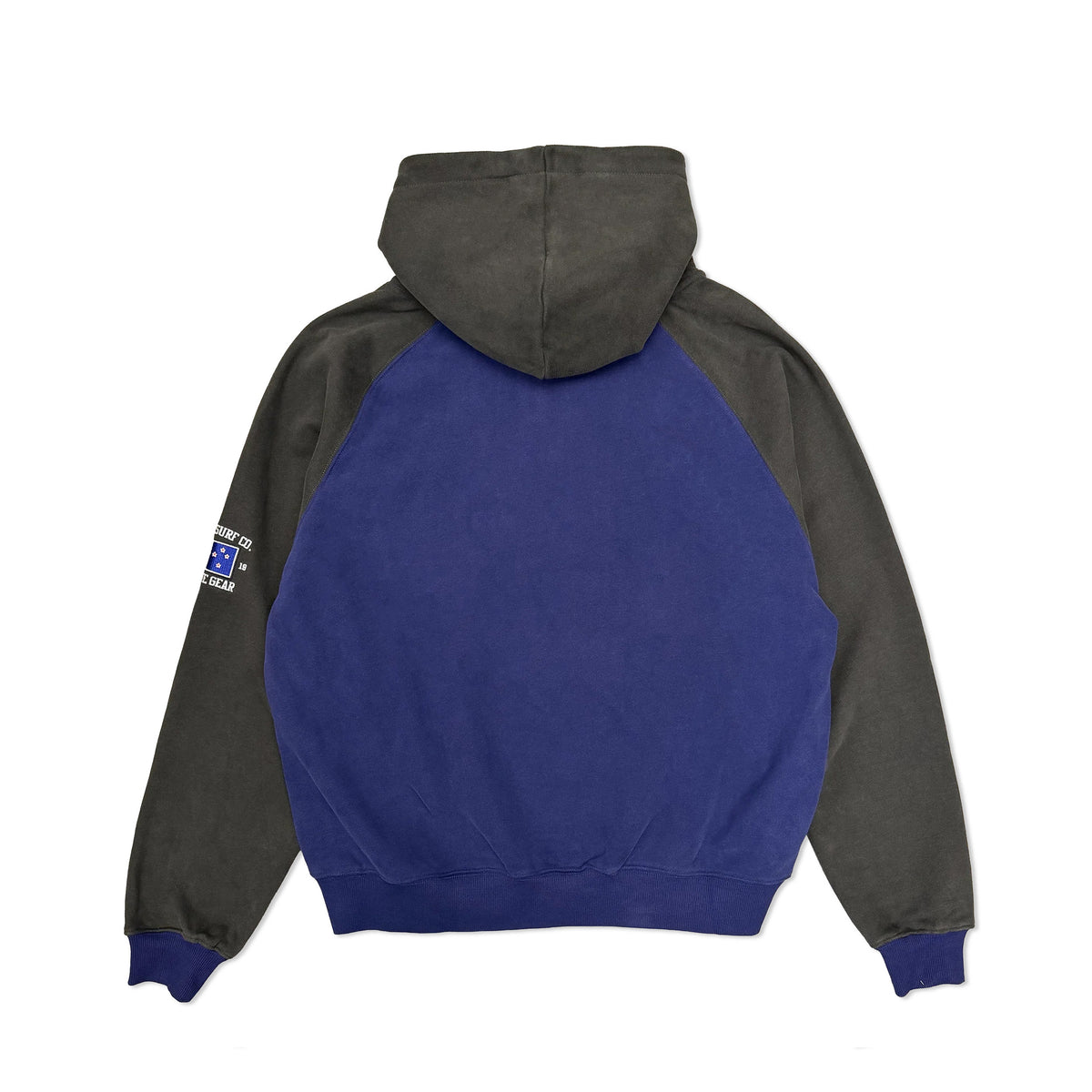 Jersey Raglan Zip YP Hoodie, Navy
