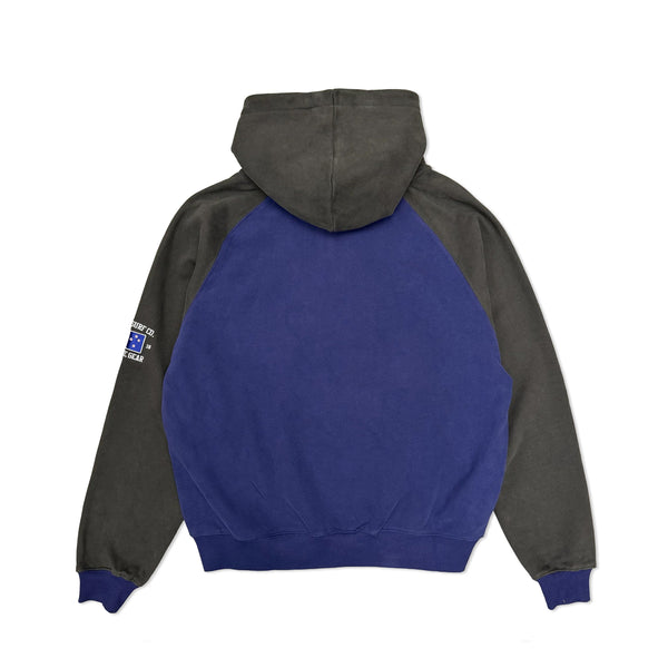 Always Do What You Should Do Jersey Raglan Zip YP Hoodie, Navy