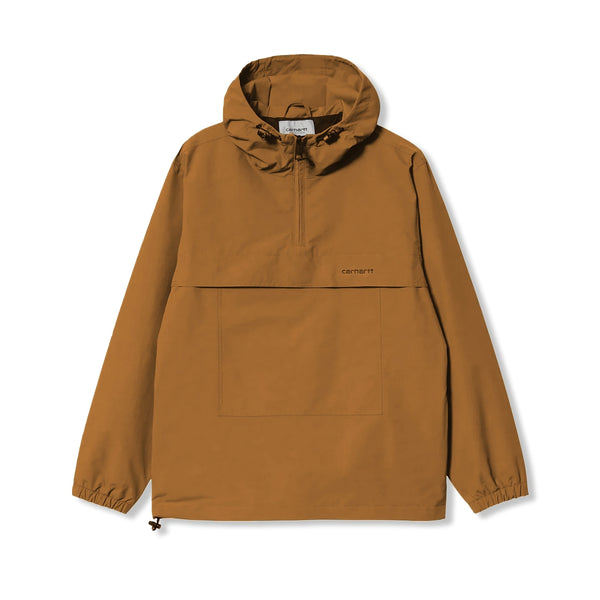 Carhartt WIP Windbreaker Pullover, Deep Hamilton Brown / Black
