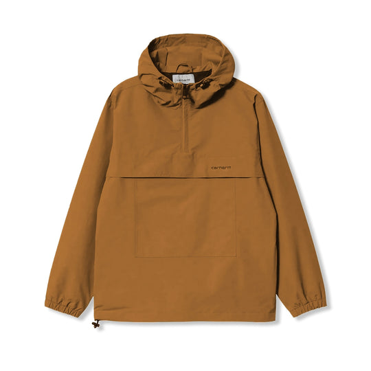 Windbreaker Pullover, Deep Hamilton Brown / Black
