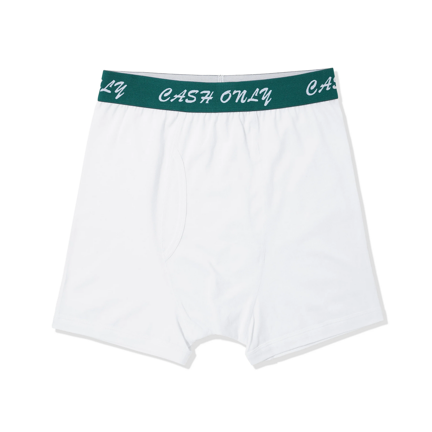 Logo Boxer Briefs, White  