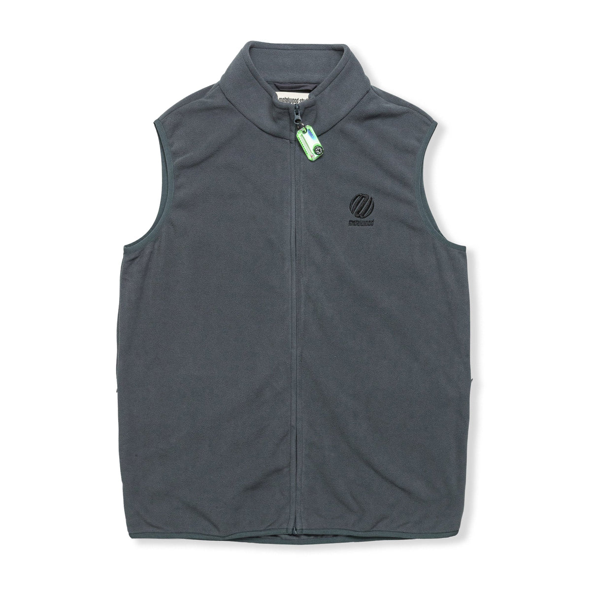 Micro Fleece Vest, Steel