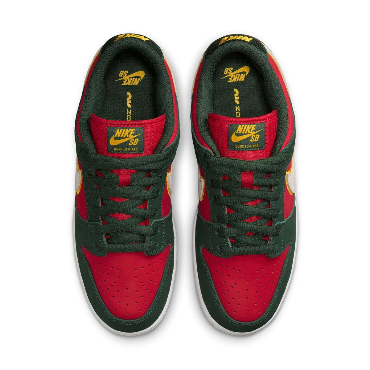 Dunk Low Pro 'Seattle Supersonics', Fir / Fire Red