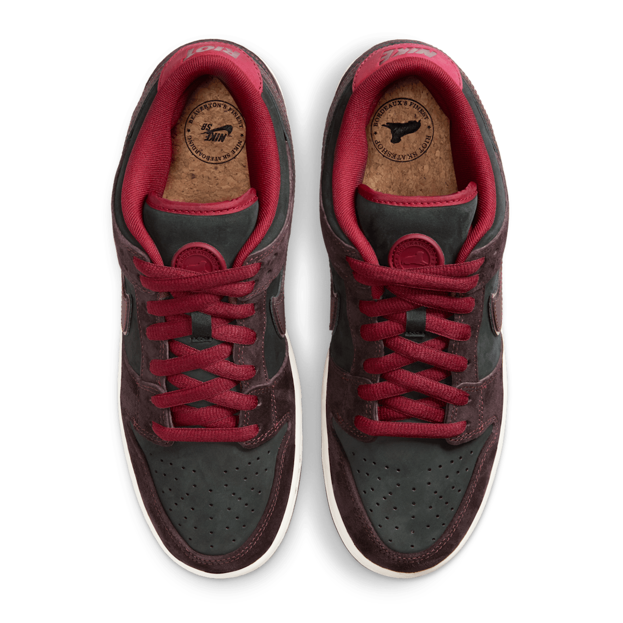 Dunk Low Pro 'Riot Skateshop', Mahogany / Dark Beetroot