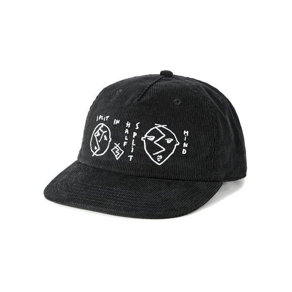 Polar Skate Co. Split In Half James Cap, Black