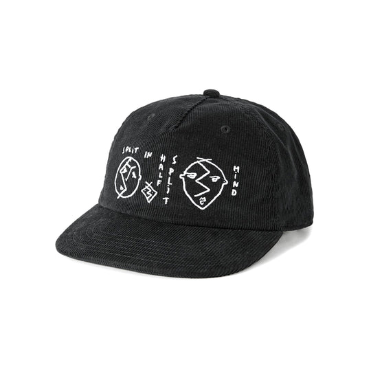 Split In Half James Cap, Black