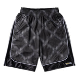Cross Plaid Shorts, Grey / Black