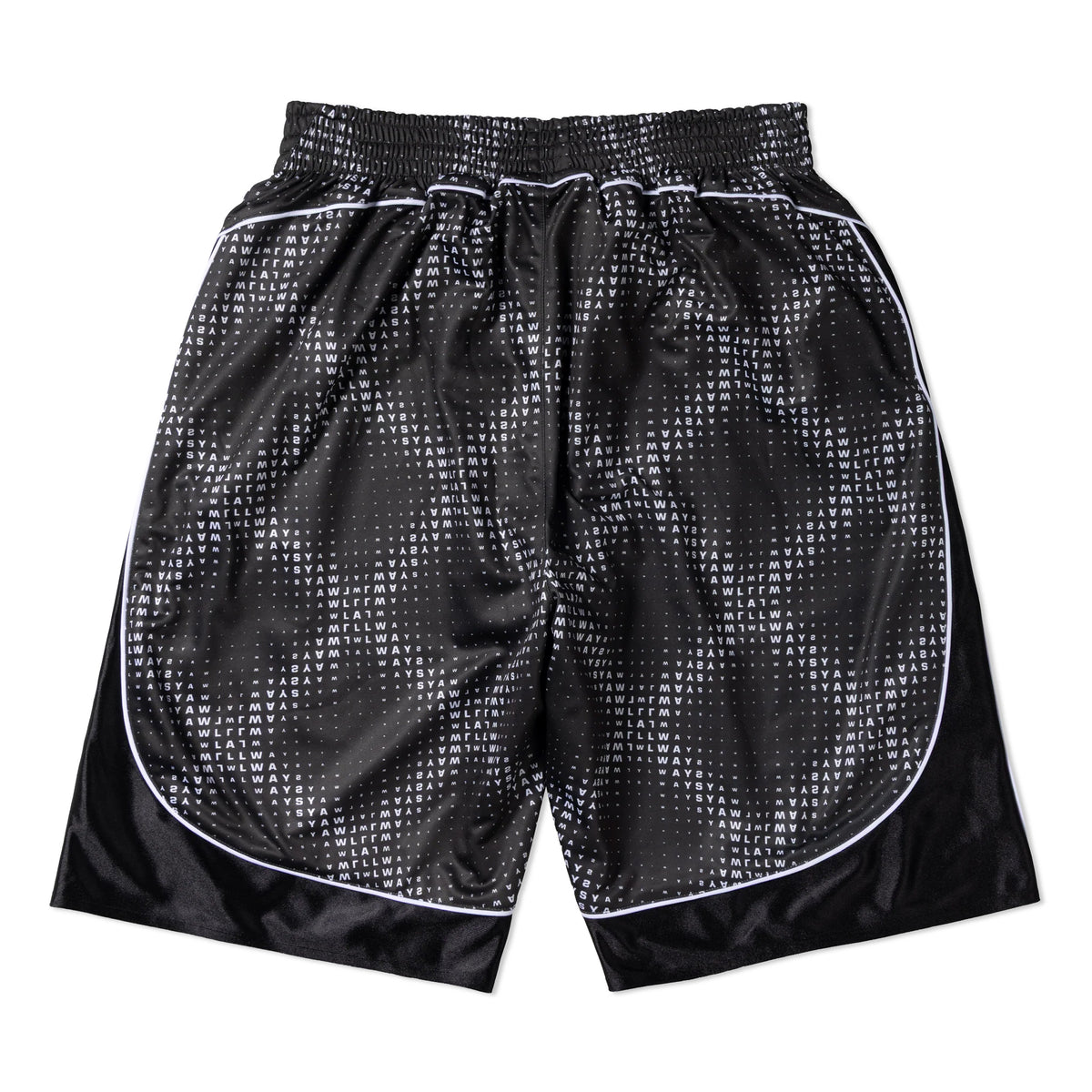 Cross Plaid Shorts, Grey / Black