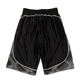 Cross Plaid Shorts, Grey / Black