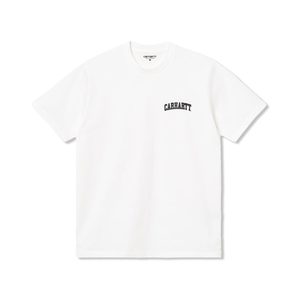 Carhartt WIP University Script Tee, White / Black