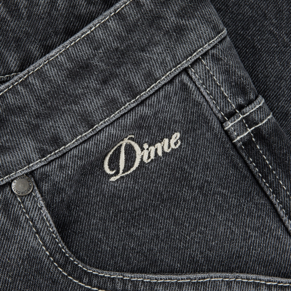 Classic Denim Shorts, Black