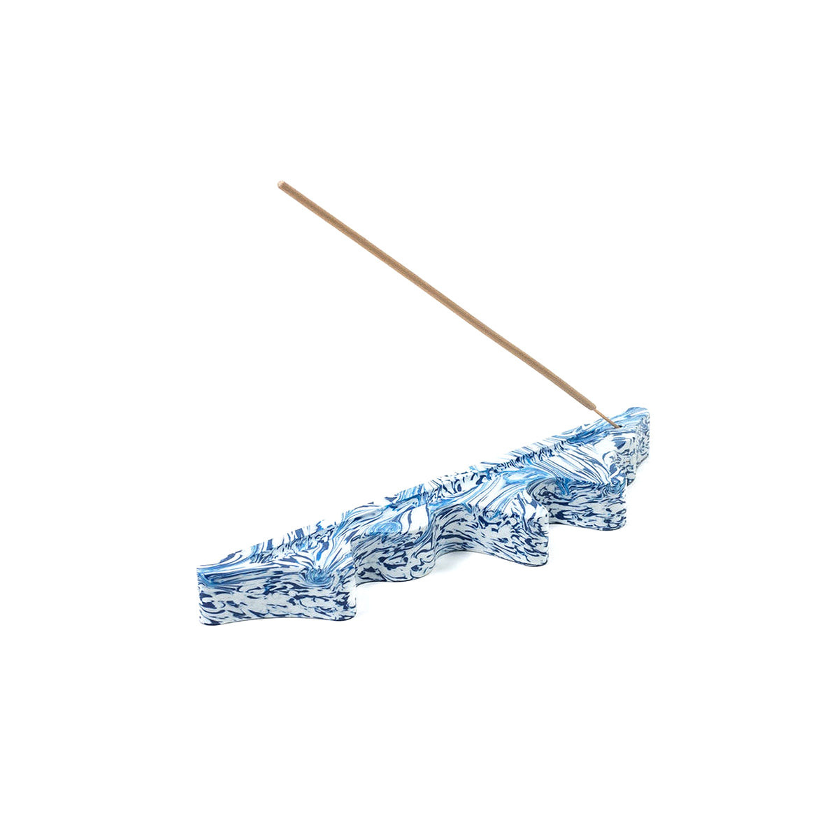 Melting Ecosystem Incense Holder, Blue Wave