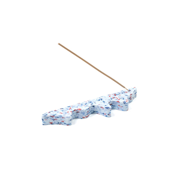 Space Available Melting Ecosystem Incense Holder, White