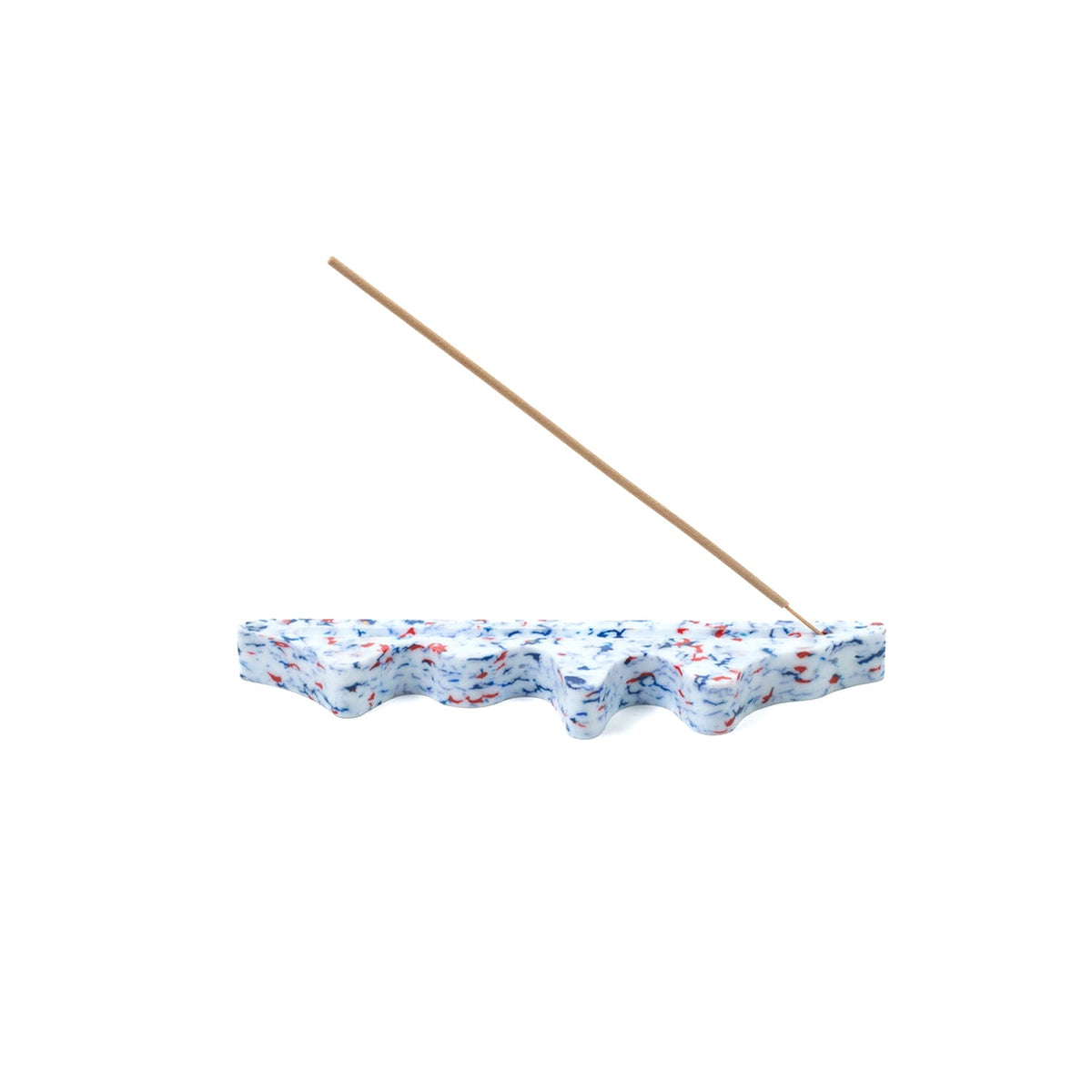 Melting Ecosystem Incense Holder, White