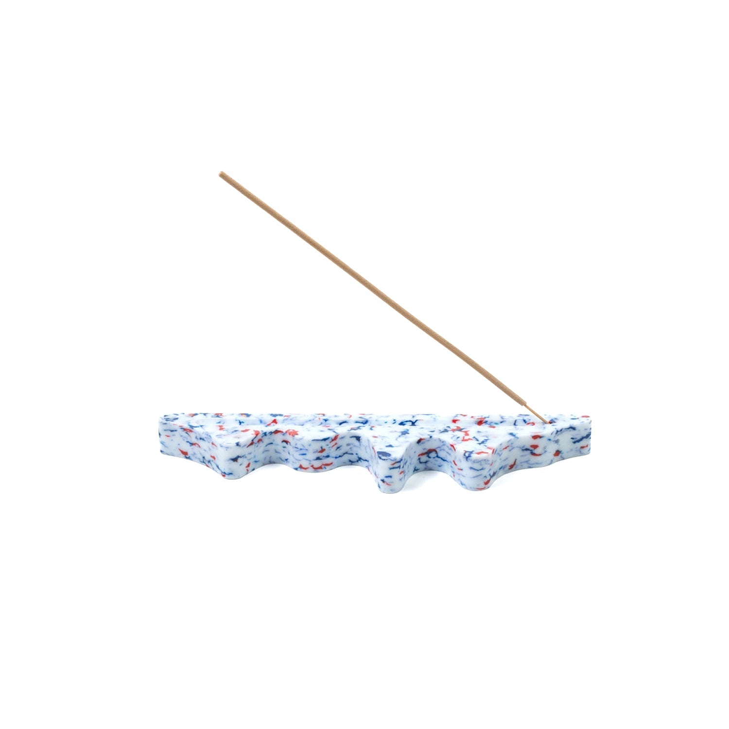 Melting Ecosystem Incense Holder, White