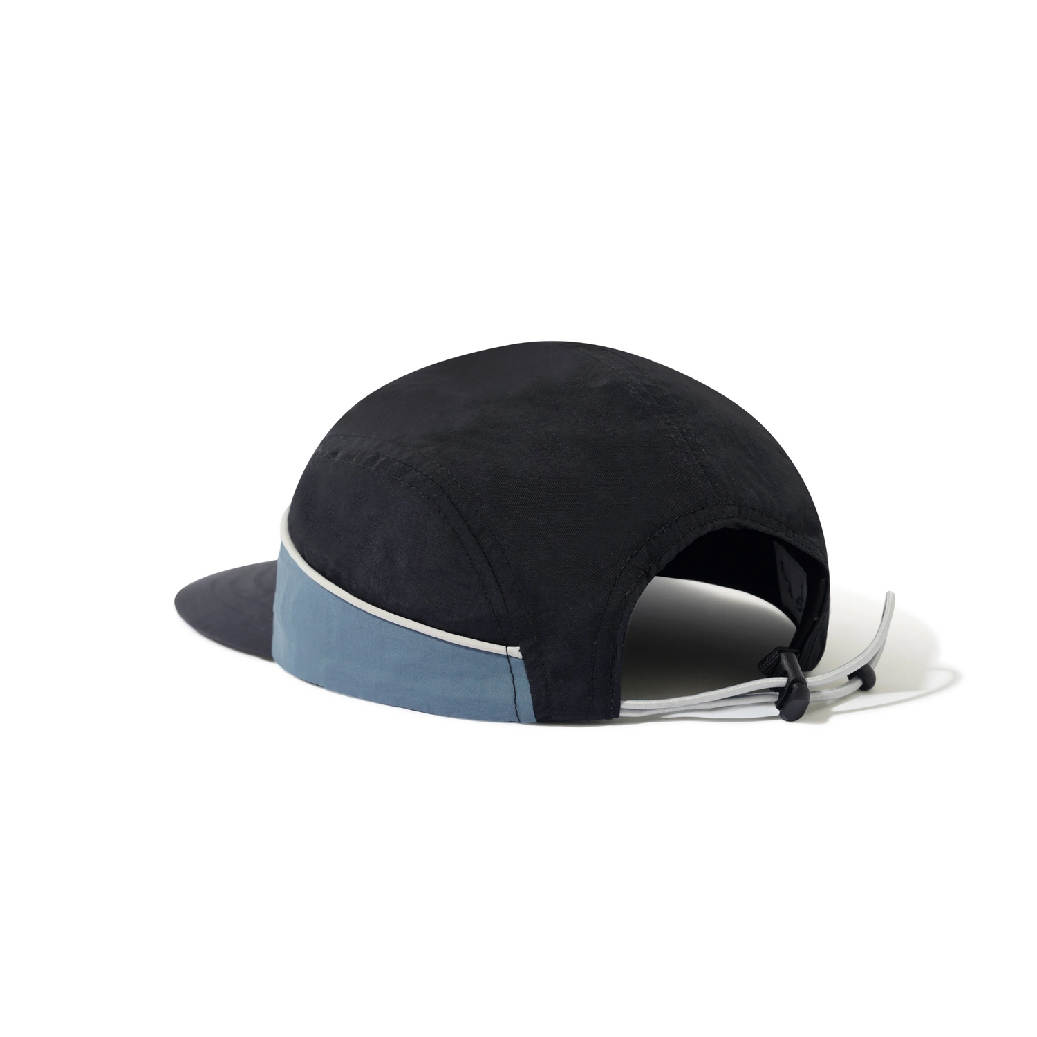 Trax 5 Panel Cap, Black / Blue