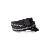 Suede Belt, Black