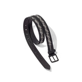 Suede Belt, Black