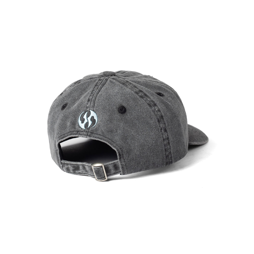 Logo Hat, Washed Black