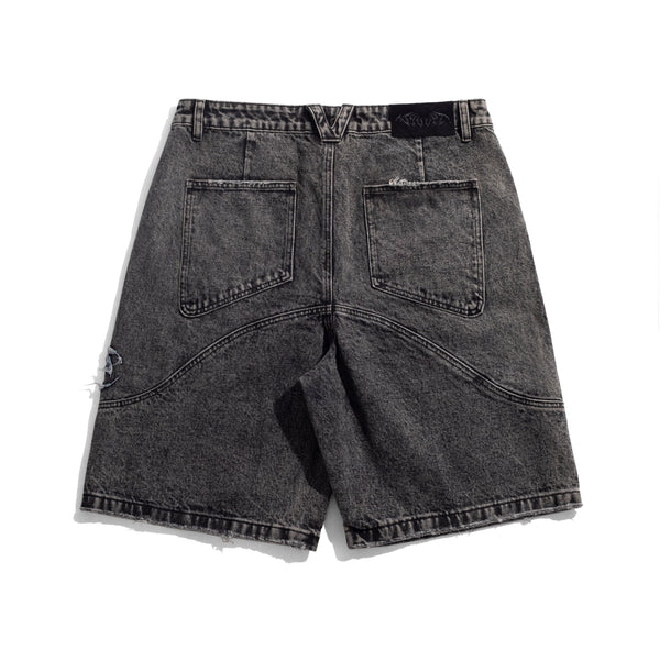 Velvet Convex Short, Washed Black