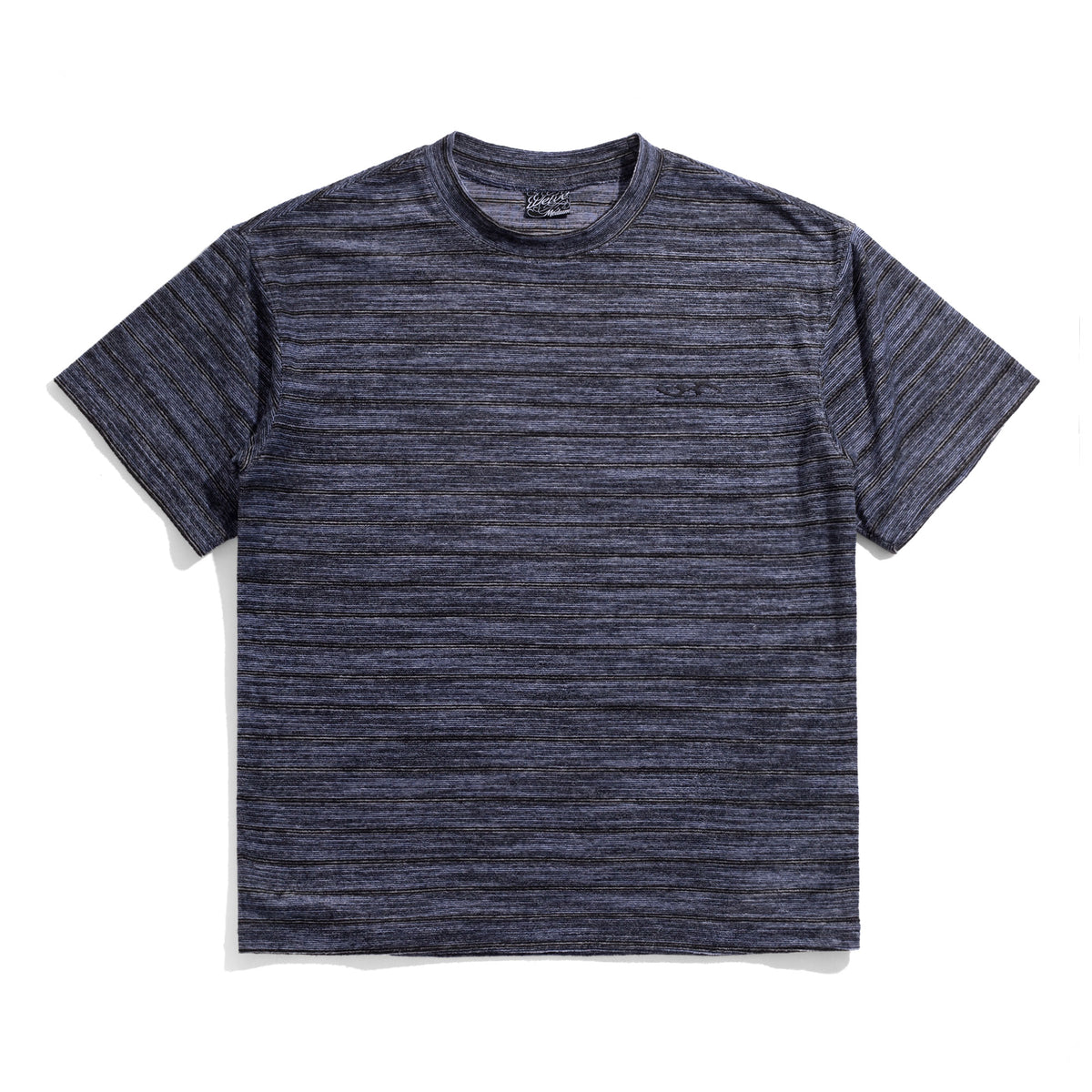 Lush Tee, Navy Marle