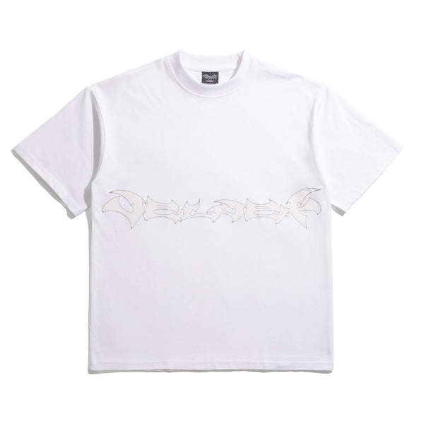 Velvet Halfway Tee, White