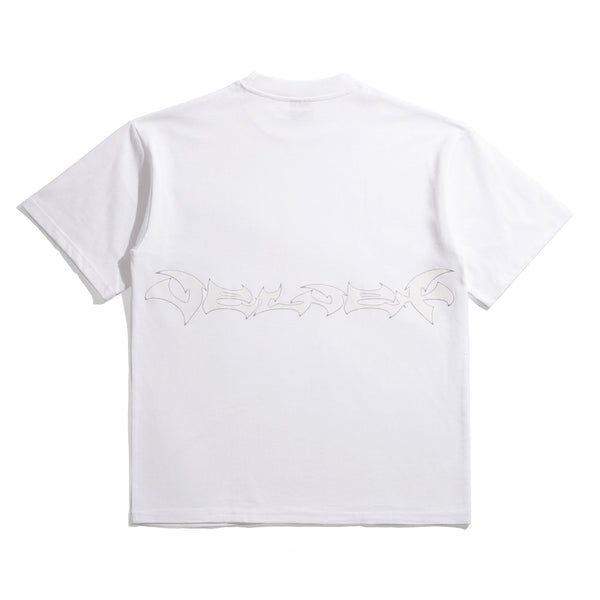 Velvet Halfway Tee, White