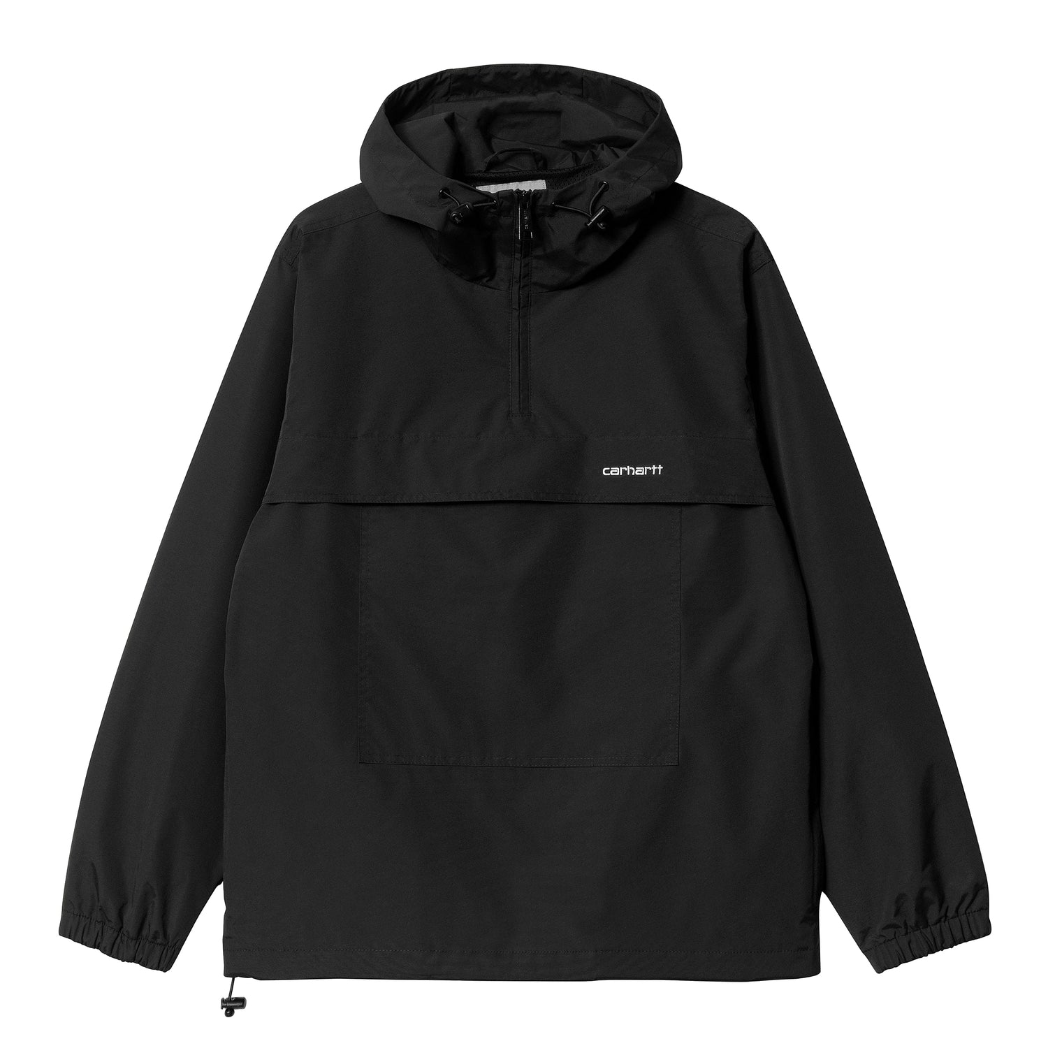 Windbreaker Pullover, Black / White