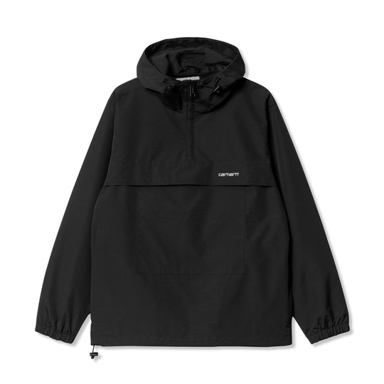 Windbreaker Pullover, Black / White